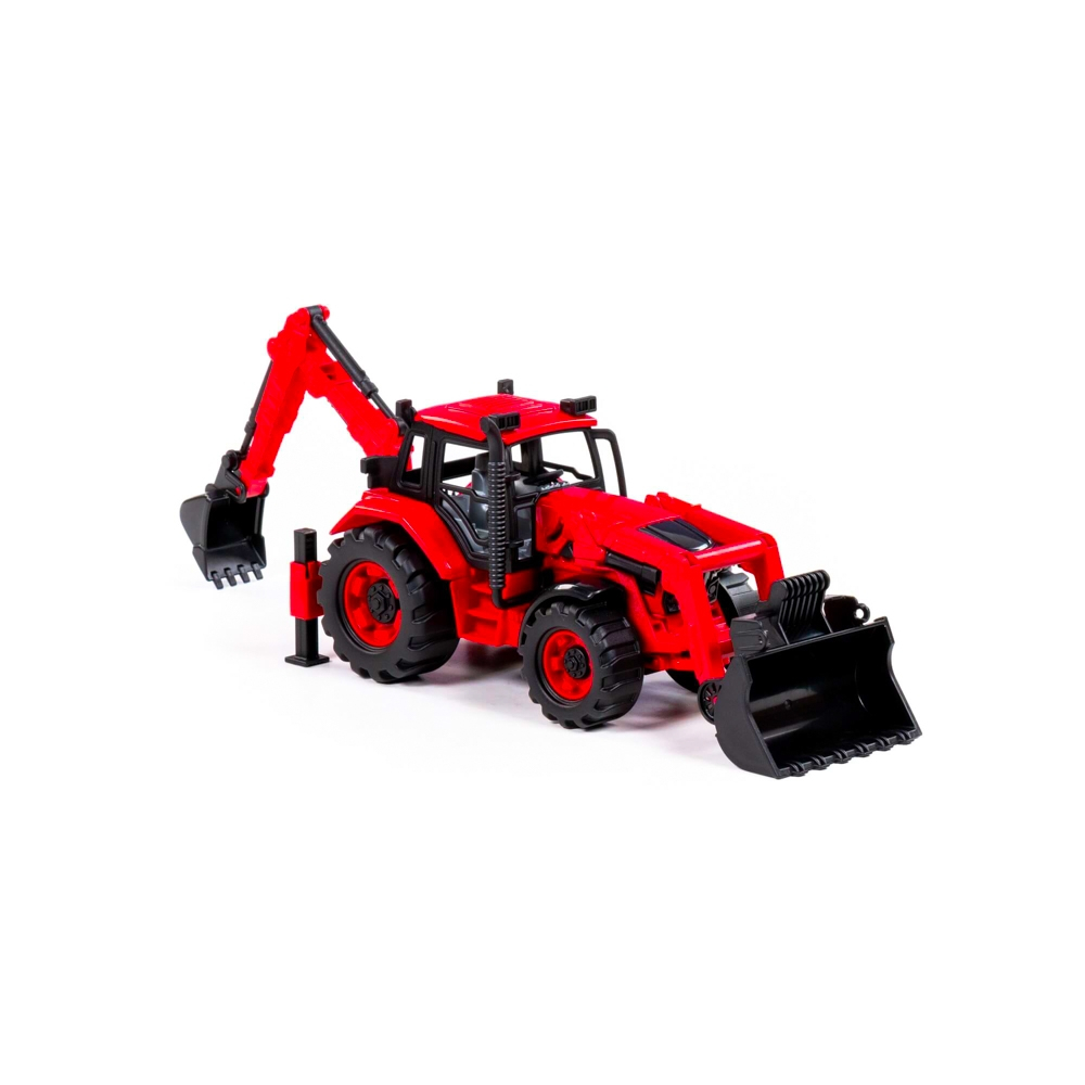 Tractor-excavator cu incarcator, 31x15x14.5 cm, Polesie [3]