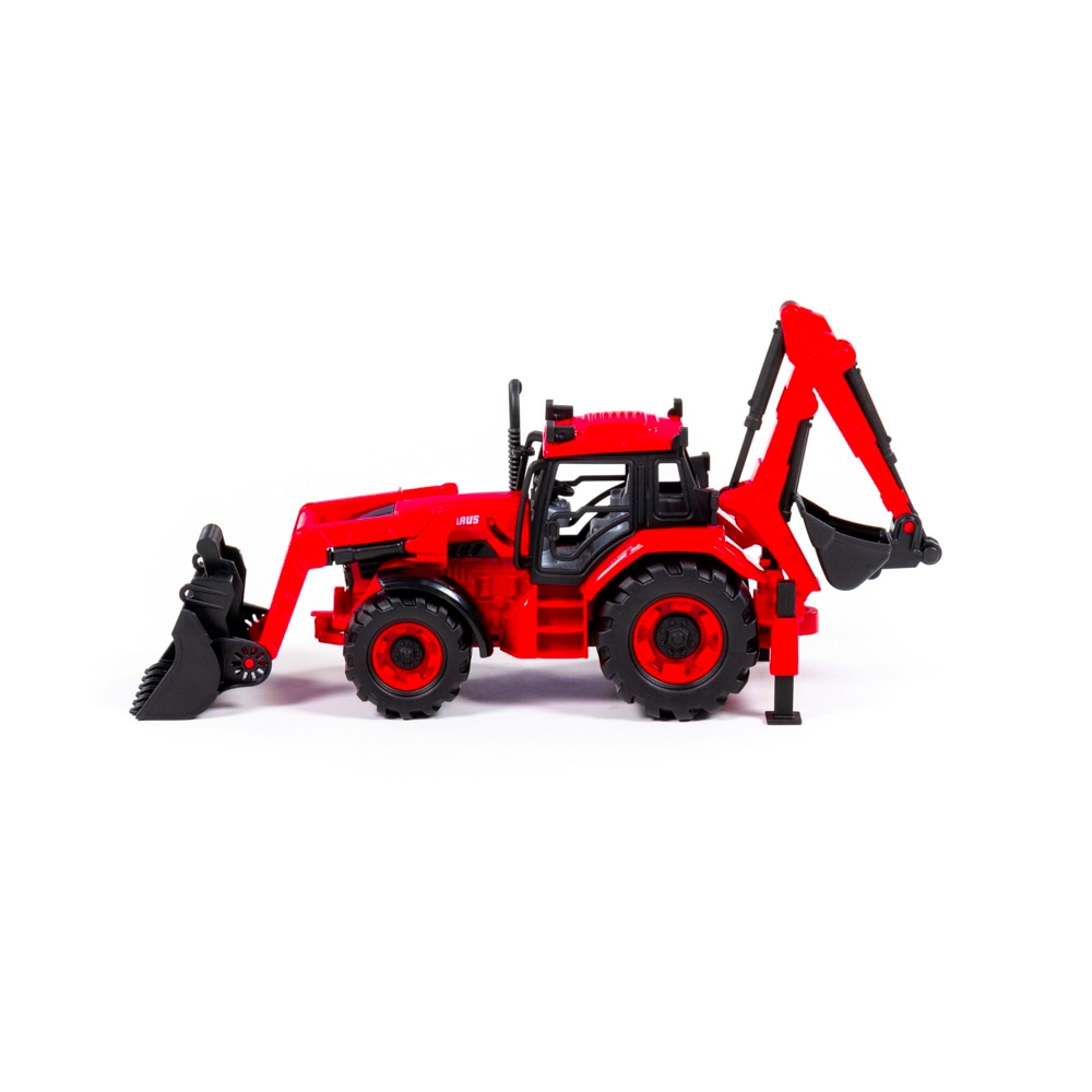 Tractor-excavator cu incarcator, 31x15x14.5 cm, Polesie [5]