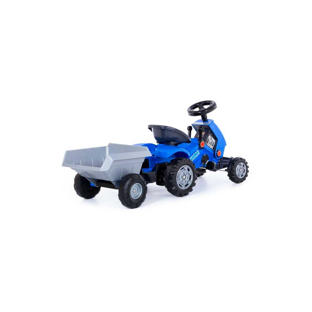 Tractor Turbo 2 cu pedale + remorca, 78x44x55 cm, Polesie [4]