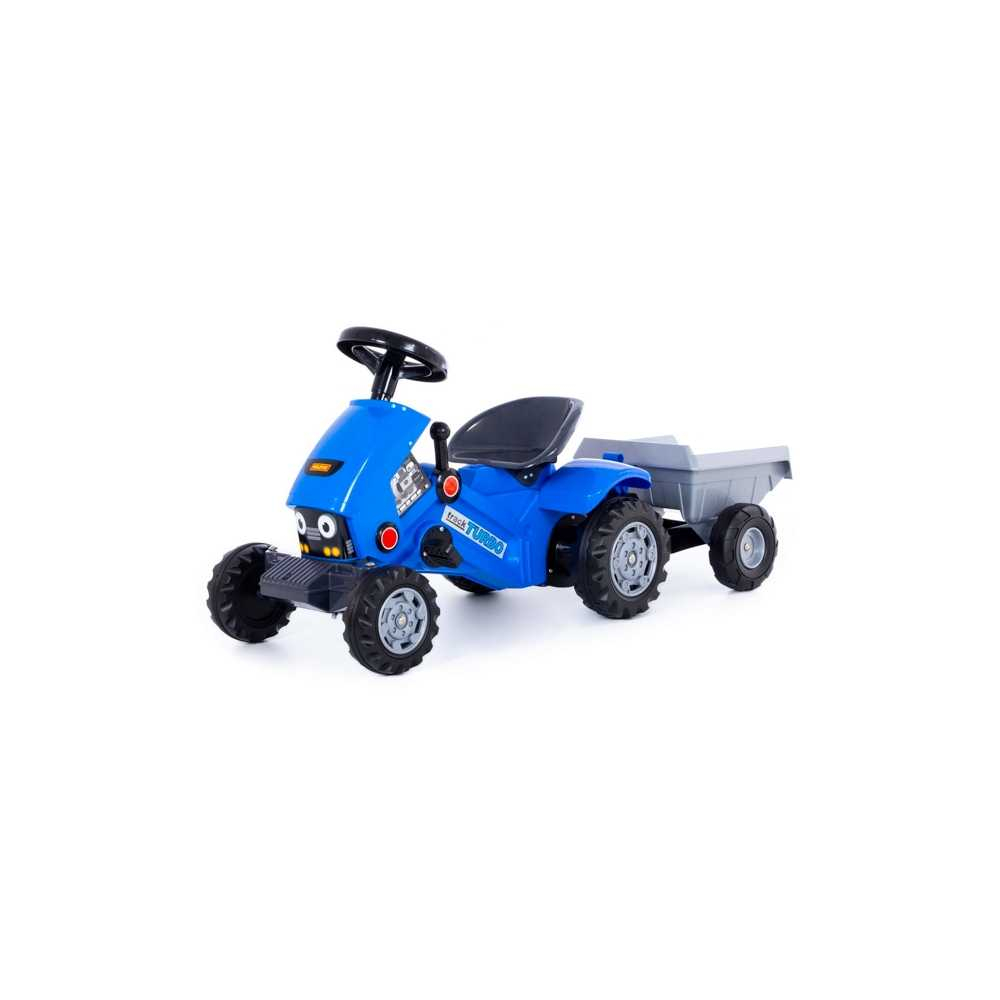 Tractor Turbo 2 cu pedale + remorca, 78x44x55 cm, Polesie [1]