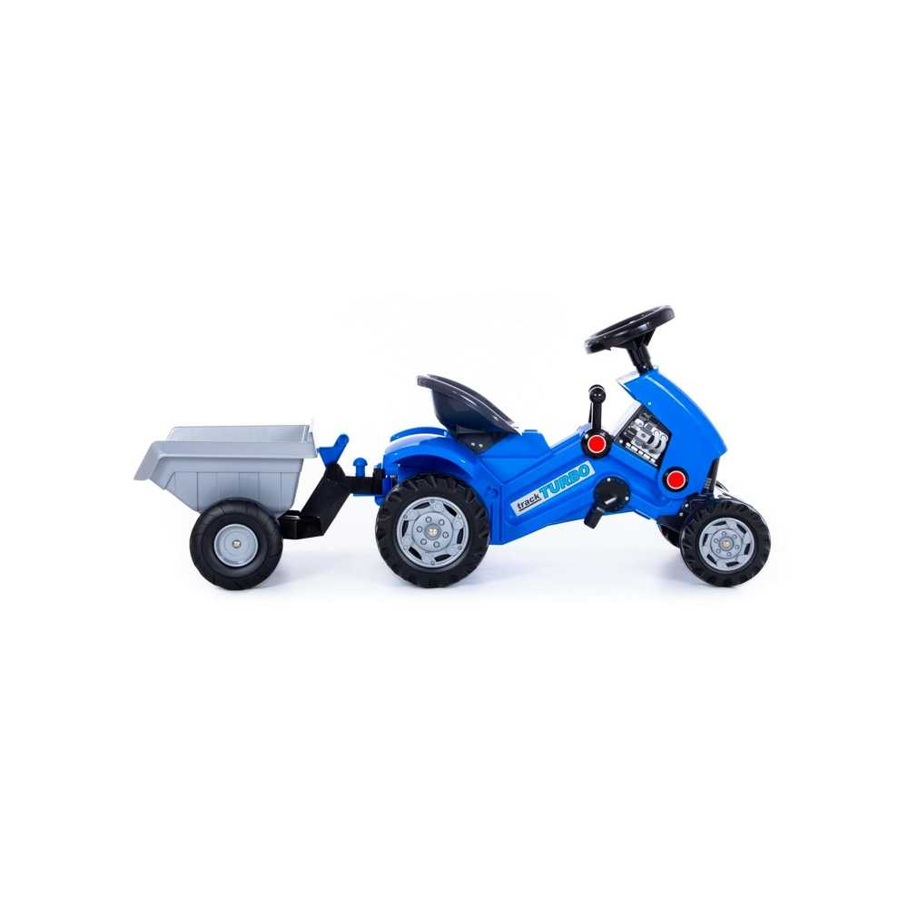 Tractor Turbo 2 cu pedale + remorca, 78x44x55 cm, Polesie [5]