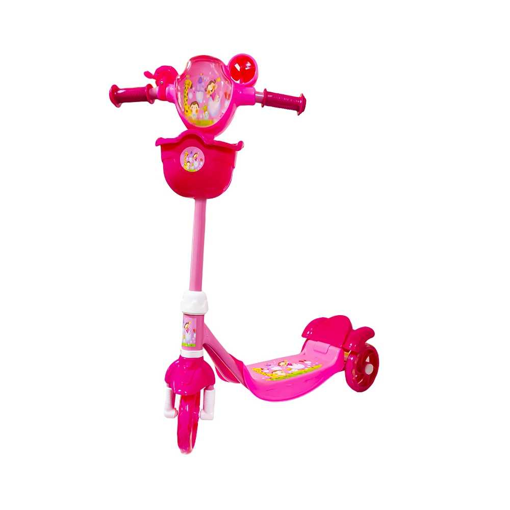Trotineta cu desene, cadru metal, acces. plastic, 72 cm [2]