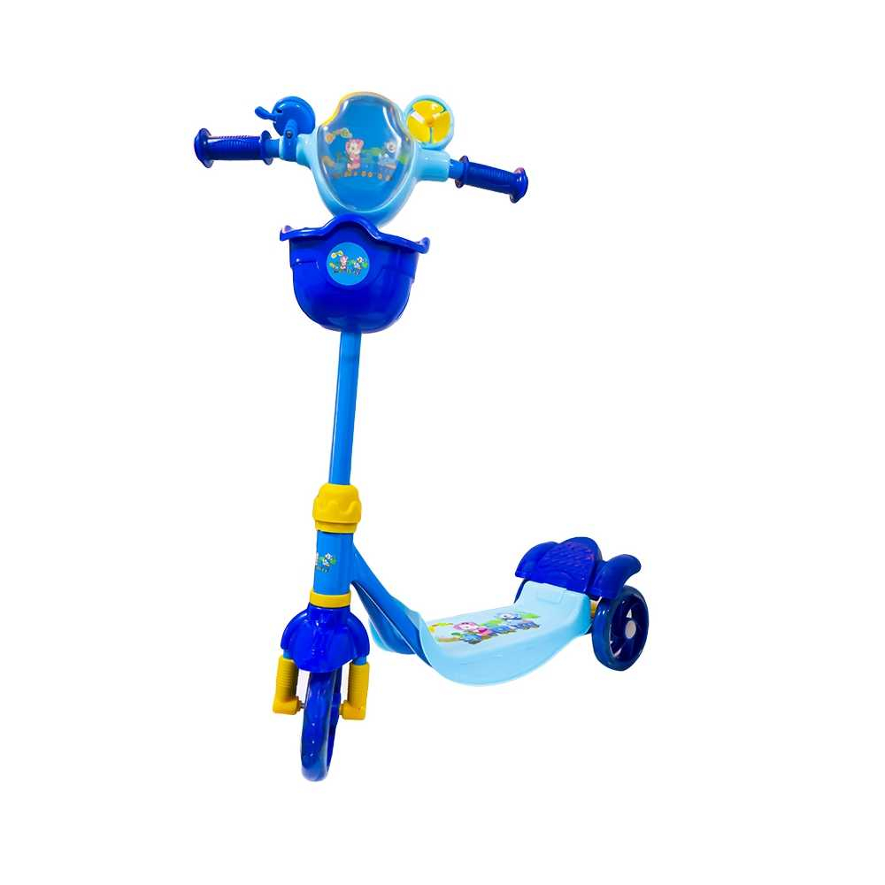 Trotineta cu desene, cadru metal, acces. plastic, 72 cm [3]