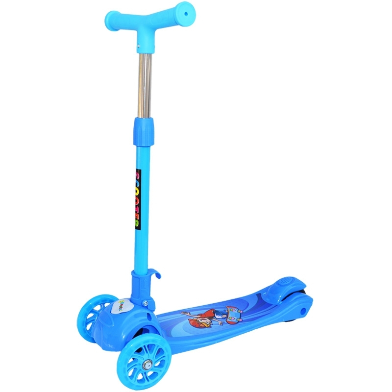 Trotineta cu roti PU, led [4]