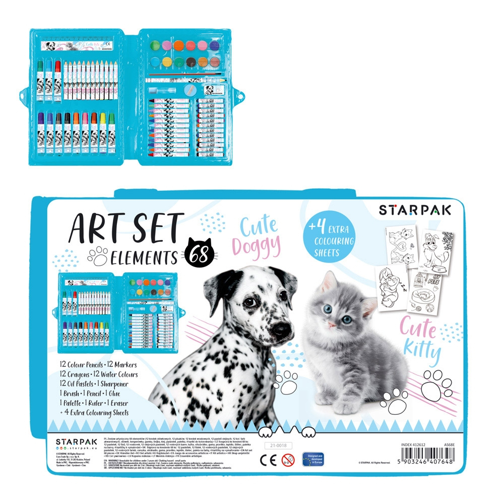 Trusa desen, 68 piese, Cuties - STARPAK [1]