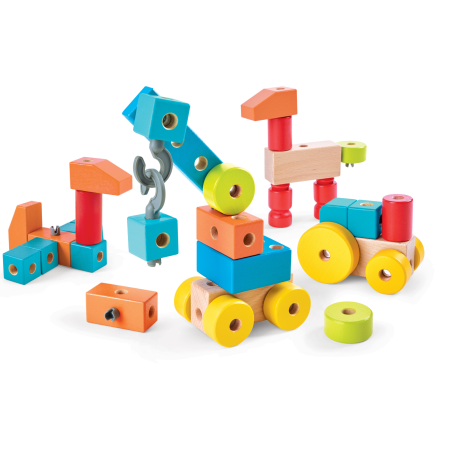 Construcții & blocuri - Blocuri de constructie cu imaginatie infinita (44 piese)