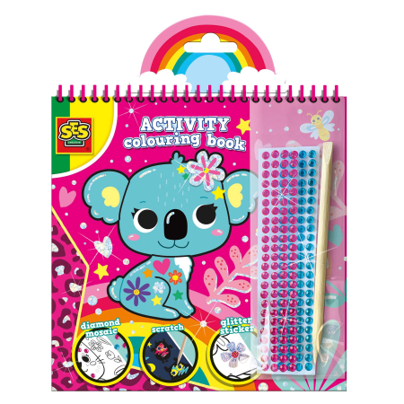 Activități & Îndemânare - Carte cu activitati cu diamante 3 in 1