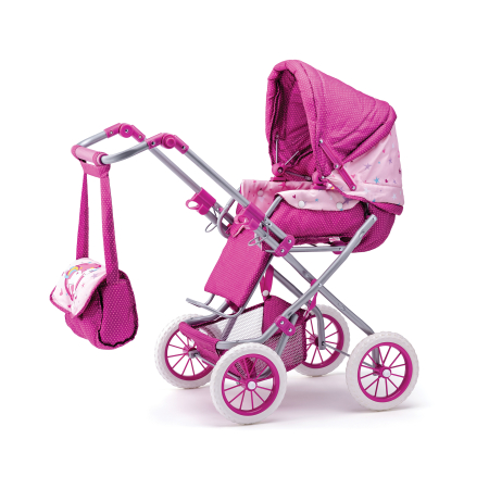 Păpuși & Accesorii  - Carucior pentru papusi Unicorn - mare