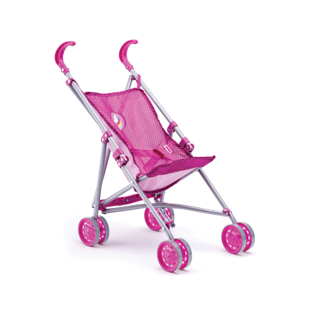 Păpuși & Accesorii  - Carucior pentru papusi Unicorn - pliabil tip buggy