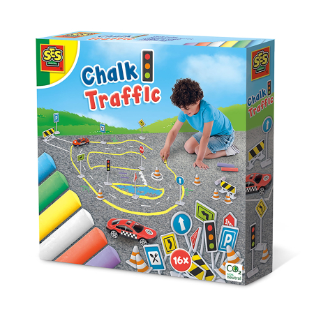 Activități & Îndemânare - Creta colorata pentru terenul de joaca - Trafic