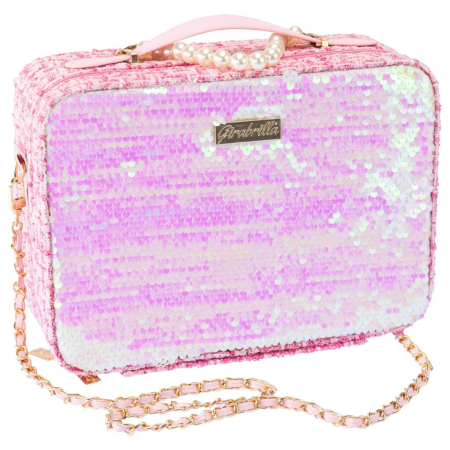 Machiaj & Accesorii pentru Copii - Geantă mare de machiaj cu paiete reversibile, Girabrilla