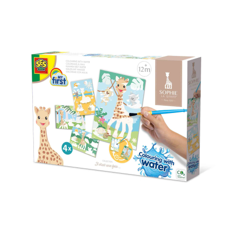Preșcolari (My First) - Girafa Sophie pentru copii - Picteaza cu apa