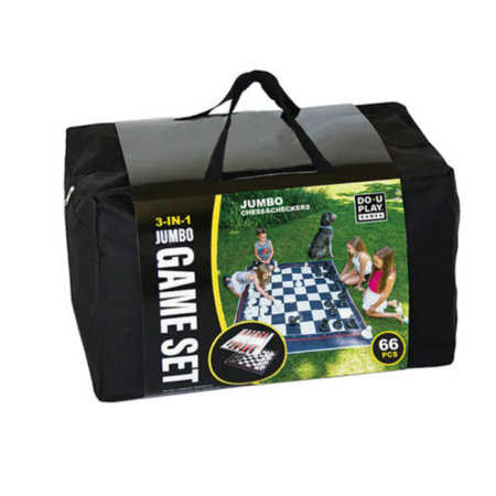 Mingi & Jocuri sportive - Joc de exterior - 3 Jocuri/Sah/Dame/Table