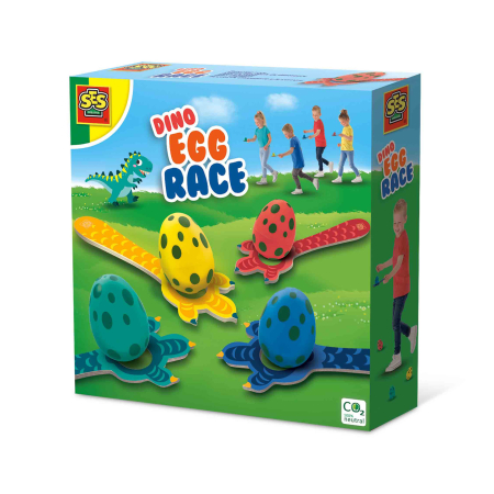 Jocuri de petrecere & Mișcare - Joc de petrecere - Cursa cu oua de dinozauri