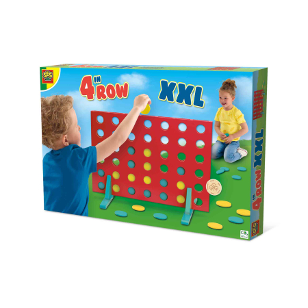 Jocuri de petrecere & Mișcare - Joc de petrecere - Joc XXL 4 in linie, din lemn
