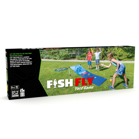  Joacă în aer liber & mișcare - Joc exterior cu mingi si tinta - Fish Fly