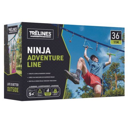 Echilibru & Agility - Joc exterior - Funie echilibru Ninja Adventure (11 metri)