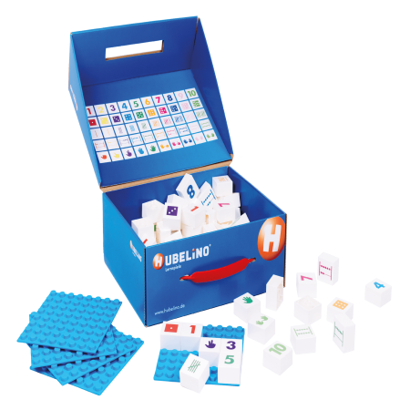 Piese & Extensii (Hubelino) - Joc Hubelino pentru copii de invatat numerele (85 piese)