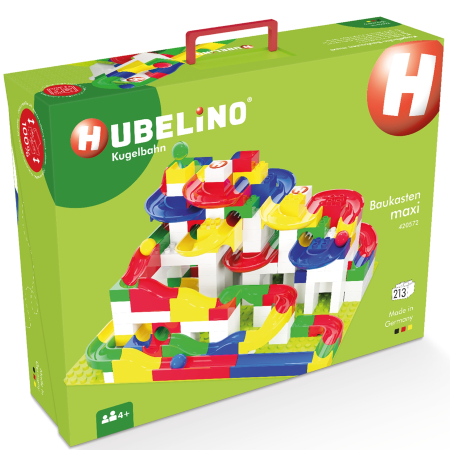 Domino & Marble Run (Hubelino) - Jucarie de construit pentru copii Marble Run Hubelino (213 piese)