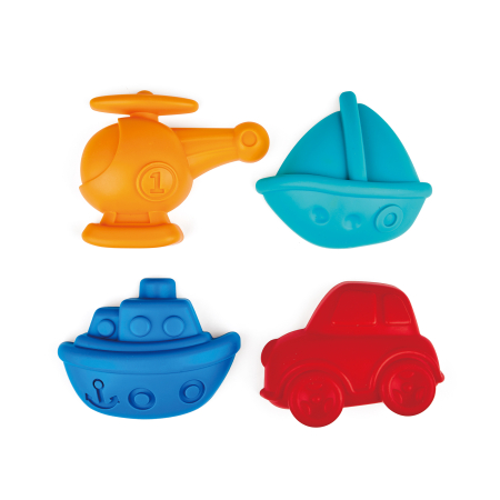 Joacă în aer liber & plajă - Jucarie de plaja - Set forme mijloace de transport