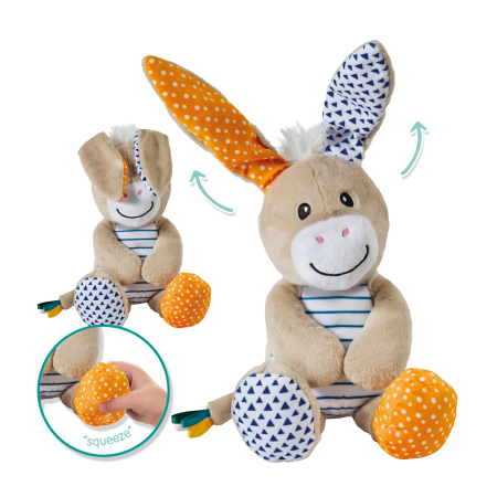 Diverse educative - Jucarie de plus pentru copii - Magarusul Peek-a-boo