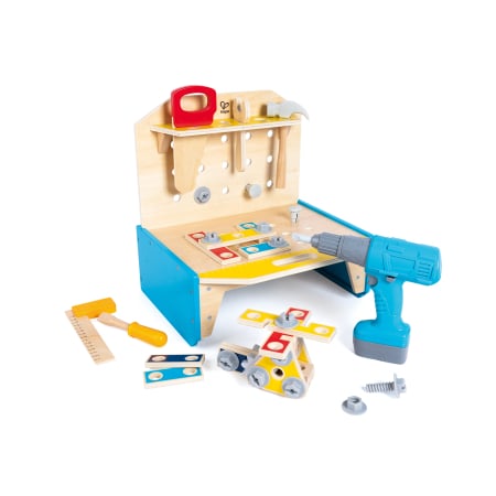 STEM & Știință - Jucarie din lemn - Bancul de lucru al micului inginer
