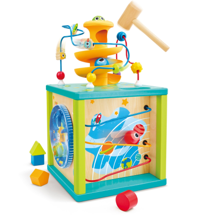 Motricitate & Echilibru - Jucarie din lemn - Centru de activitati Running Ball