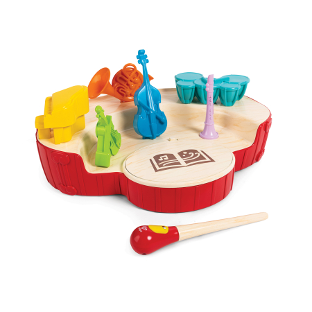 Instrumente muzicale - Jucarie din lemn copii - Micul dirijor de orchestra
