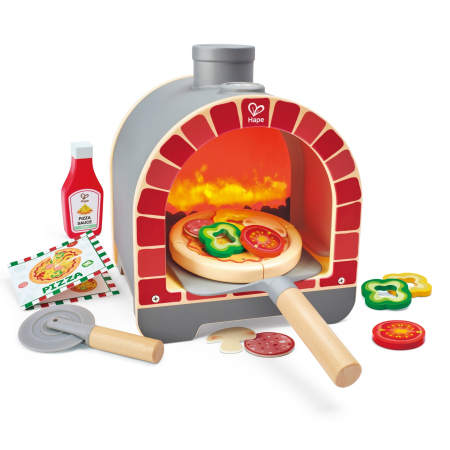 Jocuri de rol & seturi tematice - Jucarie din lemn - Cuptor pizza