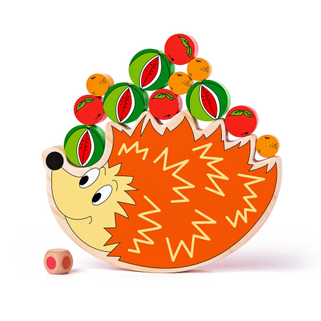 Jocuri Educative & Senzoriale - Jucarie din lemn - Joc de echilibru ariciul