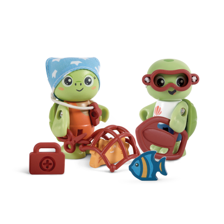 Seturi de joacă tematice - Jucarie din lemn - Kayl & Wai (11 piese)