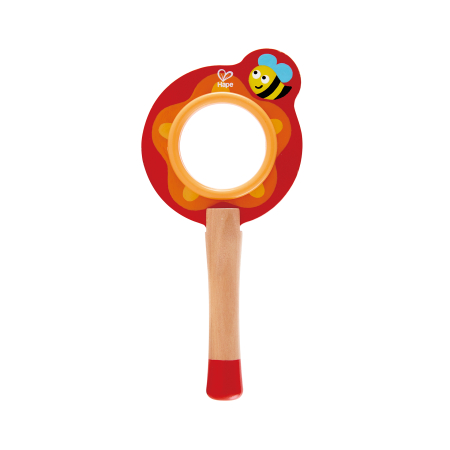 Montessori & STEM - Jucarie din lemn - Lupa cu tematica albine