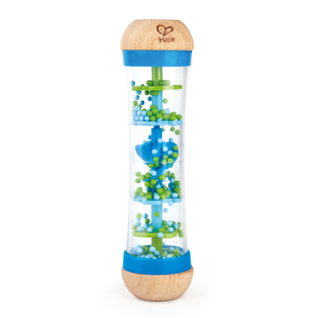 Jocuri Educative & Senzoriale - Jucarie din lemn - Picaturi de ploaie, albastru