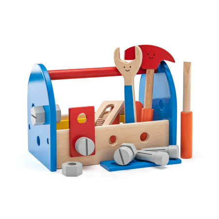 Jocuri Educative & Senzoriale - Jucarie din lemn - Trusa cu scule