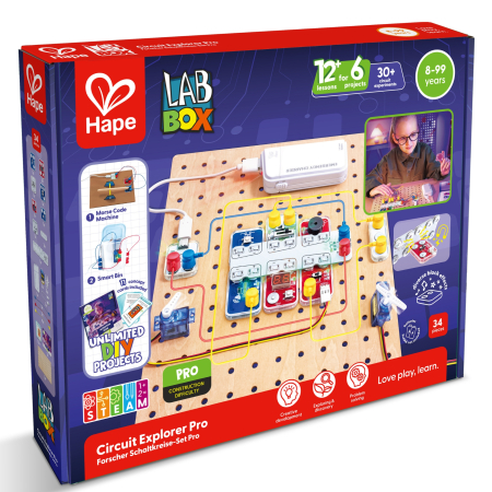 Diverse educative - Jucarie  Labbox - Circuit Explorer Pro, 30+ experimente (34 piese)