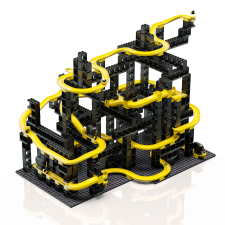Domino & Marble Run (Hubelino) - Jucarie Marble Run Pi set XL Hubelino (246 piese)