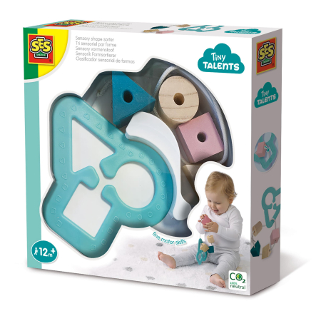 Senzorial & bebeluși - Jucarie senzoriala bebelusi - Sortator de forme