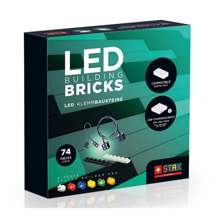 STAX – Extensii & Accesorii - Jucarie - Seturi de constructie cu lumini Stax - Extensie (74 piese)