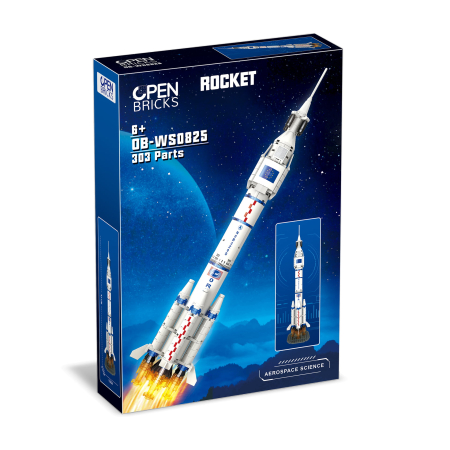 Diverse educative - Jucarie - Seturi de constructie - Racheta (303 piese)