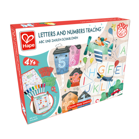 Diverse educative - Kit de invatare copii cu litere si numere - 66 piese