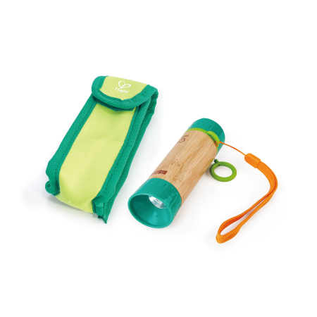 Explorare & Camping - Lanterna de jucarie din bambus alimentata manual