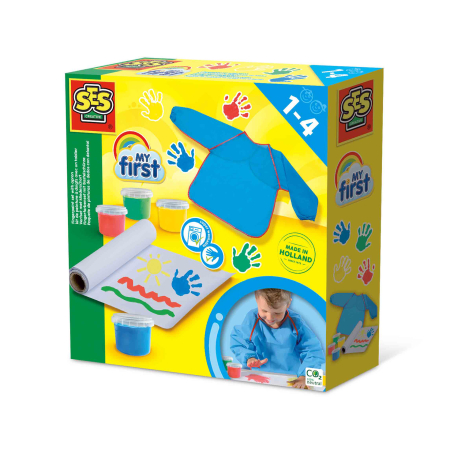 Preșcolari (My First) - My first - Acuarele pentru degete, rola de hartie si sort