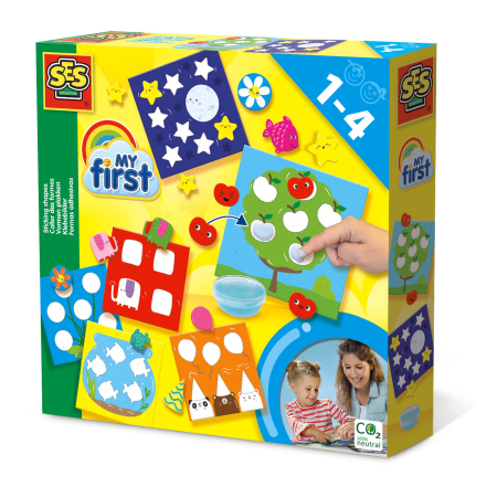 Lemn educativ - My first - Set creativ de lipit forme