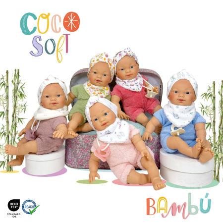 Păpuși & Accesorii  - Papusa Nines D'Onil, Colectia Coco Soft, cu miros de vanilie, 26 cm (2024)