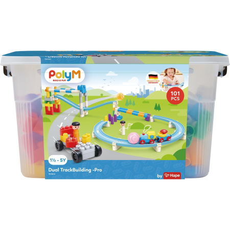 Construcții & blocuri - PolyM - Dual Track Building - Pro (101 piese)