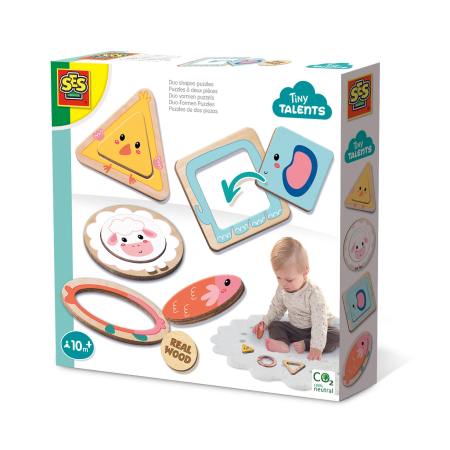 Puzzle-uri copii - Puzzle din lemn - Doua forme