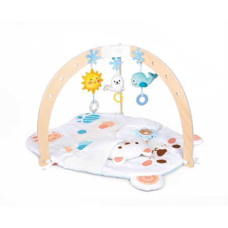 Senzorial & bebeluși - Salteluta bebe cu activitati senzoriale - Ursulet