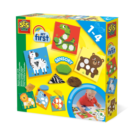 Activități & Îndemânare - Set creativ copii cu animale si forme senzoriale