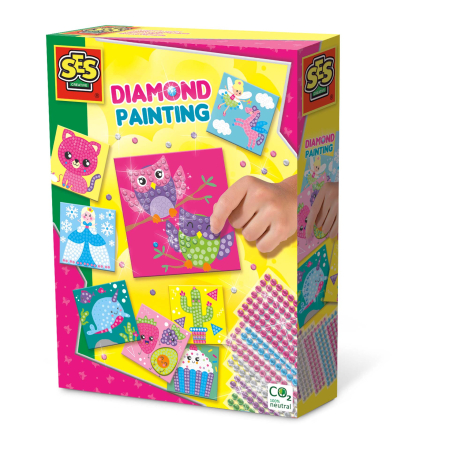 Pictură & Desen - Set creativ copii - Decorare picturi cu diamante autoadezive