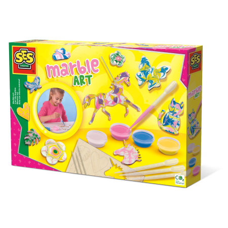 Plastilină & Modelaj - Set creativ - Decoratiuni cu efect de marmura